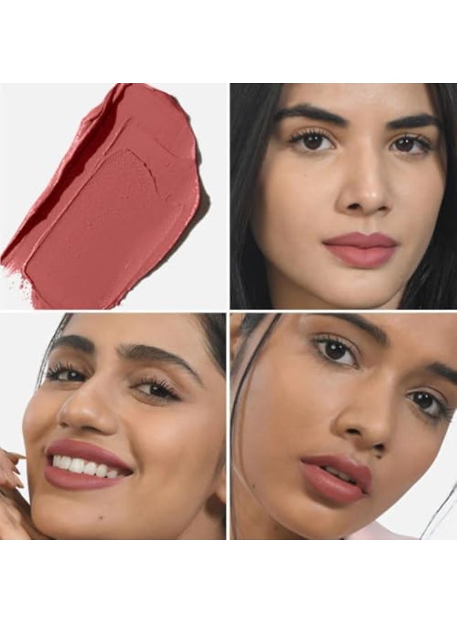 كيرو أحمر شفاه كيرو مويست مات - لوتس ديو (لون وردي فاتح نيود)، 4.2 غرام | غني بالأصباغ، يدوم طويلاً، مرطب، لا يسبب الجفاف، لا يتلطخ، مقاوم للتلطخ | عناية بالبشرة غنية بالزيوت الطبيعية - Image 4